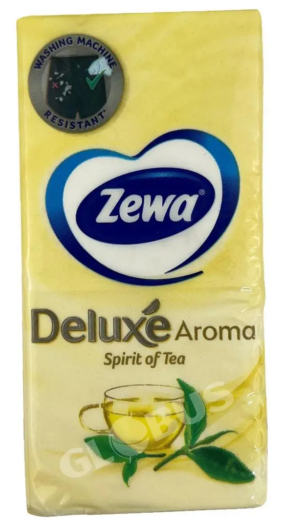 ПЛАТОЧКИ БУМАЖНЫЕ ZEWA (ЗЕВА) DELUХE AROMA SPIRIT OF TEA №10
