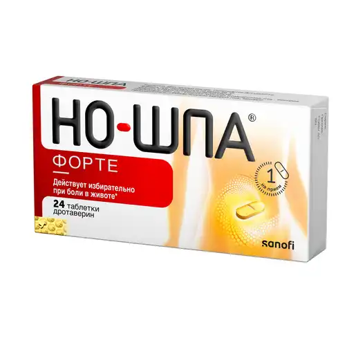 НО-ШПА ФОРТЕ 80МГ №24 ТАБЛ
