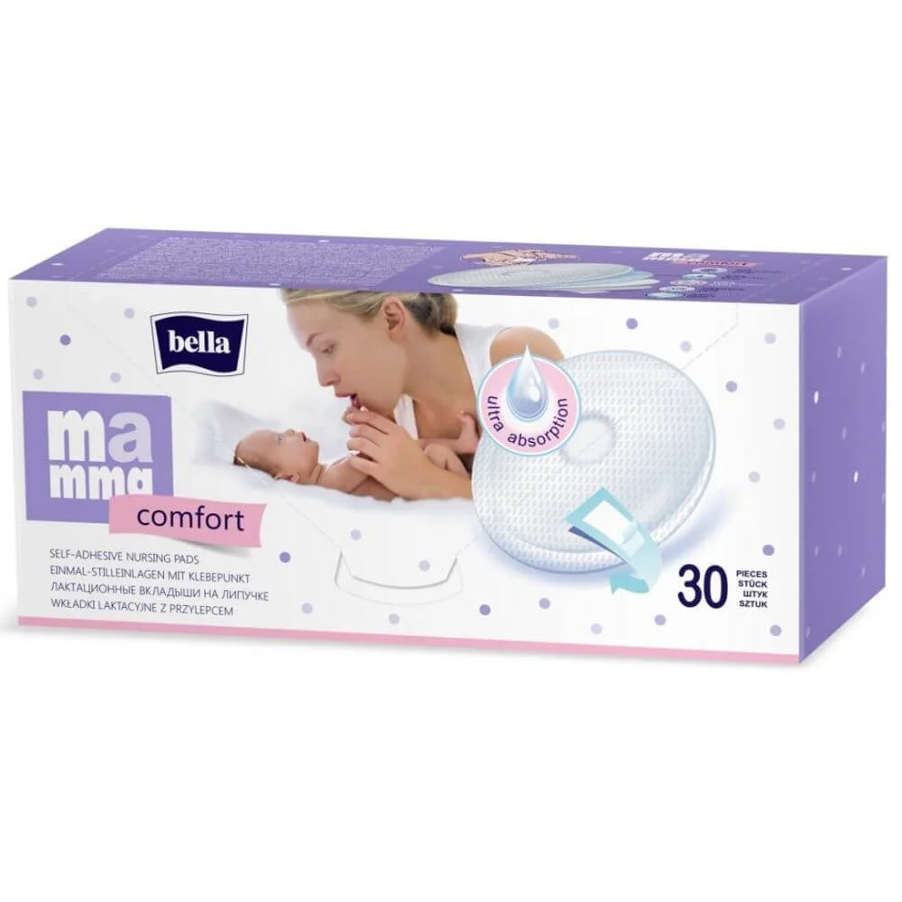 ВКЛАДЫШИ ЛАКТАЦИОННЫЕ Д/ГРУДИ BELLA (БЕЛЛА) MAMA COMFORT 30ШТ
