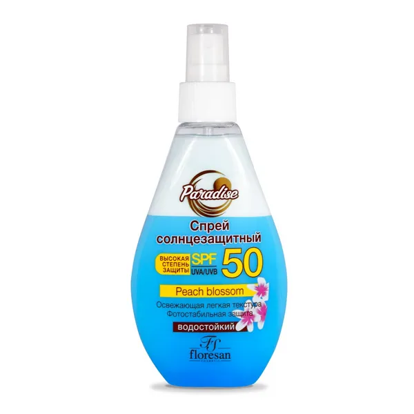 СПРЕЙ СОЛНЦЕЗАЩИТНЫЙ Д/ЛИЦА И ТЕЛА FLORESAN (ФЛОРЕСАН) SPF50 160МЛ