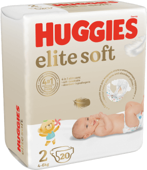 ПОДГУЗНИКИ HUGGIES (ХАГГИС) ELITE SOFT - 2 №20