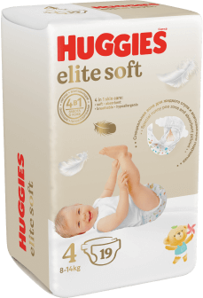 ПОДГУЗНИКИ HUGGIES (ХАГГИС) ELITE SOFT 4 №19
