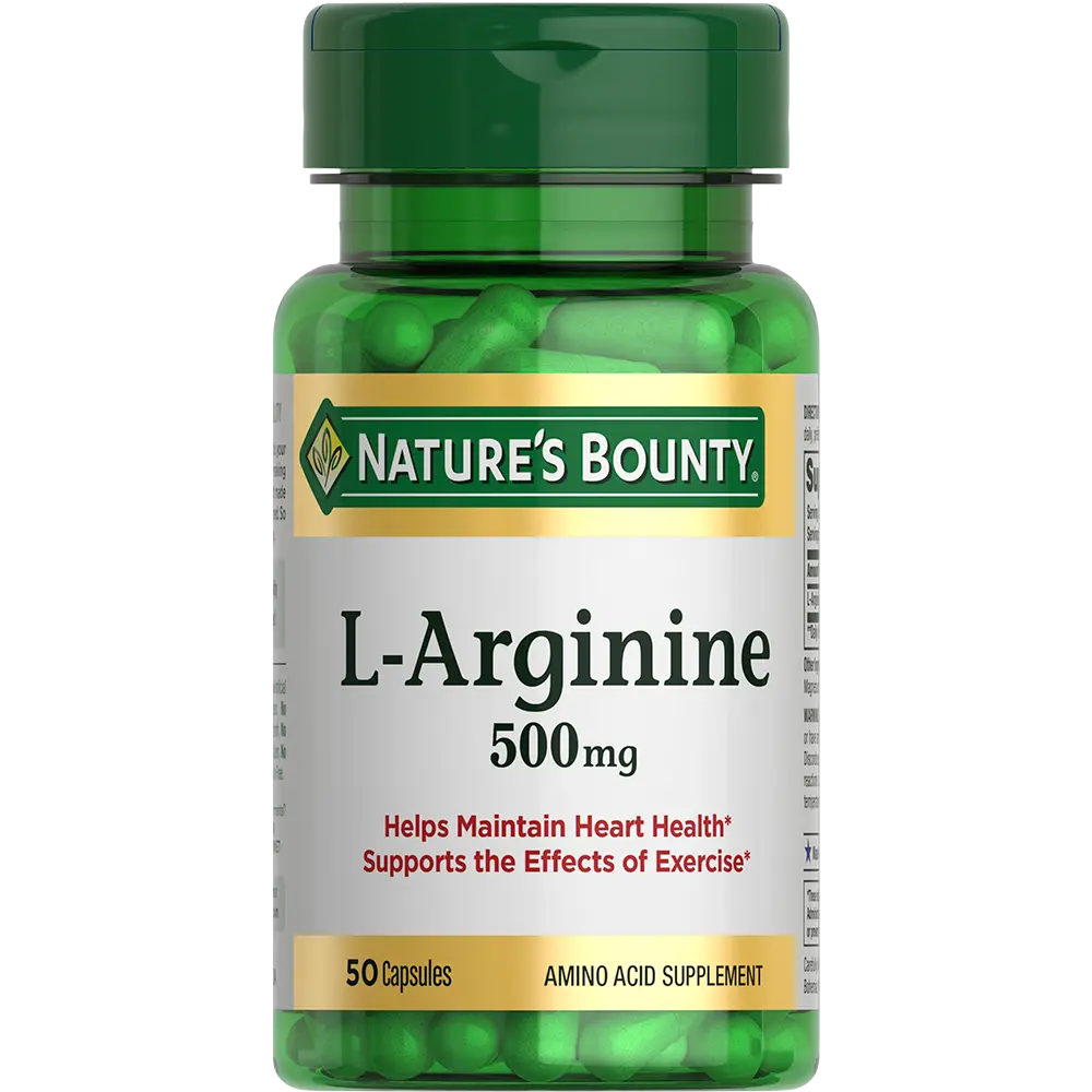 Л-АРГИНИН 500МГ №50 ТАБЛ NATURES'S BOUNTY (НЕЙЧЕРЕС БАУНТИ)