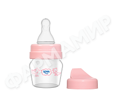 Бутылочка WEE BABY (ВИИ БЕЙБИ) стекло + поильник 30мл (792)