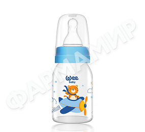 БУТЫЛОЧКА WEE BABY (ВИИ БЕЙБИ) КЛАССИК СИЛИКОН 125МЛ (ПП) (851)