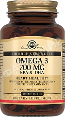 ДВОЙНАЯ ОМЕГА-3 700МГ №30 КАПС СОЛГАР (SOLGAR)