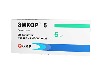 ЭМКОР 5МГ №30 ТАБЛ