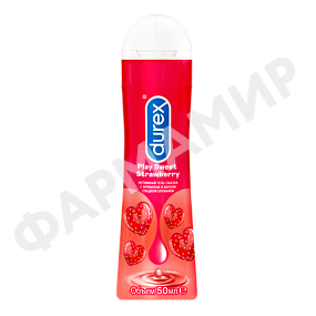 ГЕЛЬ-СМАЗКА DUREX (ДЮРЕКС) PLAY SWEET Д/ПОВЫШ ЧУВСТ 50МЛ