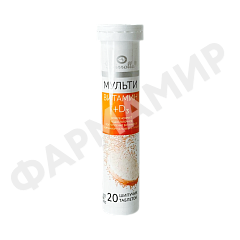 МУЛЬТИВИТАМИН + Д3 №20 ШИП ТАБЛ