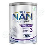 СМЕСЬ МОЛОЧНАЯ NESTLE NAN (НЕСТЛЕ НАН) ГИПОАЛЛЕРГЕННЫЙ 3 С 12 МЕСЯЦЕВ 400ГР