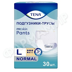 ТРУСИКИ Д/ВЗРОСЛЫХ TENA (ТЕНА) Pants normal №30 L