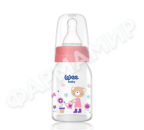 БУТЫЛОЧКА WEE BABY (ВИИ БЕЙБИ) КЛАССИК СИЛИКОН 125МЛ (ПП) (851)