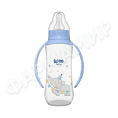 БУТЫЛОЧКА WEE BABY (ВИИ БЕЙБИ) С РУЧКАМИ 270МЛ (ПП) 6-18МЕС (745)
