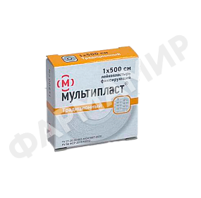 ЛЕЙКОПЛАСТЫРЬ МЕД 1*500 КАРТ