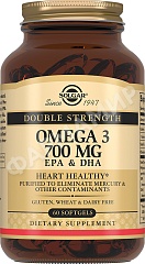 ДВОЙНАЯ ОМЕГА-3 700МГ №60 КАПС СОЛГАР (SOLGAR)