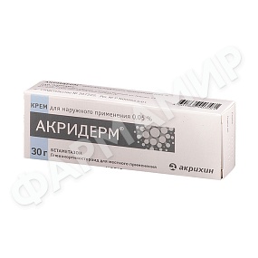 АКРИДЕРМ 0,05% 30Г №1 КРЕМ