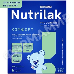 СМЕСЬ МОЛОЧНАЯ NUTRILAK (НУТРИЛАК) PREMIUM КОМФОРТ 350ГР