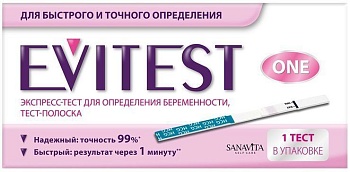 ТЕСТ Д/ОПР БЕРЕМЕННОСТИ EVITEST ONE №1