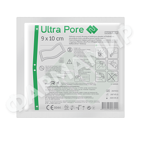 ПОВЯЗКА ВОДОНЕПРОН САМОКЛЕЮЩАЯСЯ MEDRULL (МЕДРУЛЛ) Ultra Pore стер 9*10см
