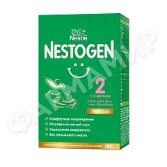 СМЕСЬ МОЛОЧНАЯ NESTLE NESTOGEN (НЕСТЛЕ НЕСТОЖЕН) С ПРЕБИОТИКАМИ 2 300ГР