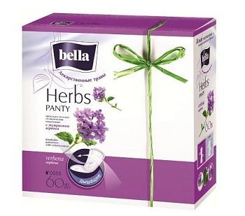 ПРОКЛАДКИ ЕЖЕДНЕВНЫЕ BELLA (БЕЛЛА) PANTY HERBS ВЕРБЕНА 60ШТ