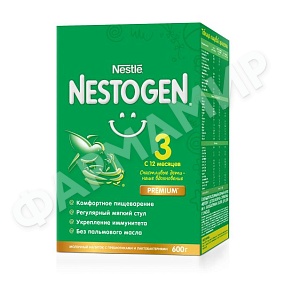СМЕСЬ МОЛОЧНАЯ NESTLE NESTOGEN (НЕСТЛЕ НЕСТОЖЕН) 3 600ГР