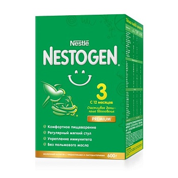 СМЕСЬ МОЛОЧНАЯ NESTLE NESTOGEN (НЕСТЛЕ НЕСТОЖЕН) 3 600ГР