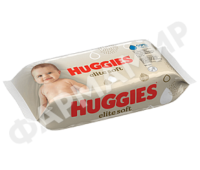 САЛФЕТКИ ВЛАЖНЫЕ Д/ДЕТЕЙ HUGGIES (ХАГГИС) ELITE SOFT №56