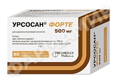 УРСОСАН ФОРТЕ 500МГ №60 ТАБЛ