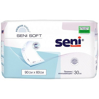 ПЕЛЕНКИ SENI (СЭНИ) ОДНОРАЗ 90*60 №30