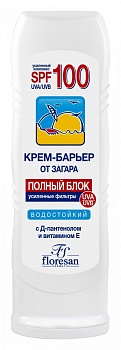 Крем солнцезащитный д/лица и тела FLORESAN (ФЛОРЕСАН) БАРЬЕР Полный Блок SPF100 125мл (НДС)