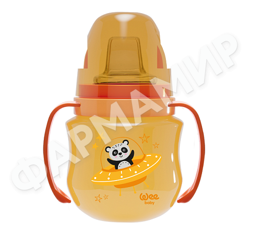 Непроливайка WEE BABY (ВИИ БЕЙБИ) Антиколиковая с ручками 125мл (ПП) (753)