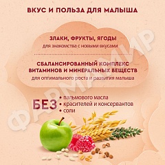 КАША МОЛОЧНАЯ ВИННИ 5 ЗЛАКОВ ЯБЛОКО МАЛИНА 200ГР