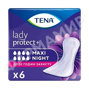 ПРОКЛАДКИ УРОЛОГИЧЕСКИЕ TENA (ТЕНА) MAХI NIGHT №6