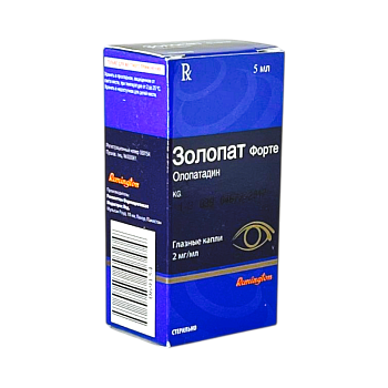 ЗОЛОПАТ ФОРТЕ 5МЛ №1 (ОЛОПАТАДИН 2МГ/МЛ)