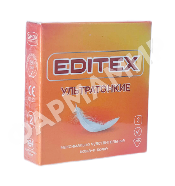 ПРЕЗЕРВАТИВЫ EDITEX ULTRA-THIN УЛЬТРАТОНКИЕ №3