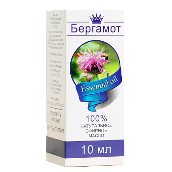 МАСЛО ЭФИРНОЕ БЕРГАМОТ 10МЛ