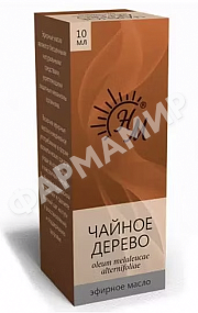 МАСЛО ЭФИРНОЕ ЧАЙНОГО ДЕРЕВА 10МЛ