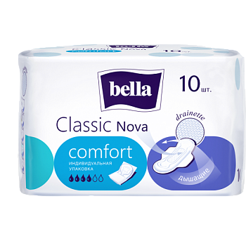 ПРОКЛАДКИ BELLA (БЕЛЛА) CLASSIC NOVA COMFORT 10ШТ