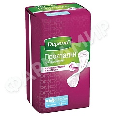ПРОКЛАДКИ УРОЛОГИЧЕСКИЕ DEPEND (ДЕПЕНД) NORMAL №12