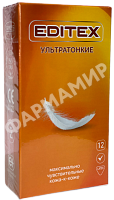 ПРЕЗЕРВАТИВЫ EDITEX ULTRA-THIN УЛЬТРАТОНКИЕ №12