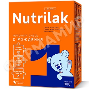 СМЕСЬ МОЛОЧНАЯ NUTRILAK (НУТРИЛАК) №1 НАЧАЛЬНАЯ 300ГР