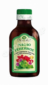 МАСЛО КОСМЕТИЧЕСКОЕ РЕПЕЙНОЕ КАСТОРОВОЕ МАСЛО И ВИТАМИНЫ 100МЛ