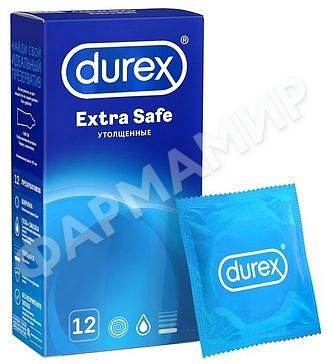 ПРЕЗЕРВАТИВЫ DUREX (ДЮРЕКС) EXSTRA SAFE №12