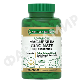 ГЛИЦИНАТ МАГНИЯ 1158МГ №90 КАПС NATURE'S BOUNTY