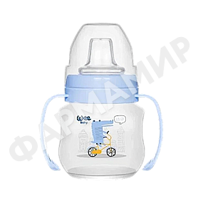 Поильник-непроливайка WEE BABY (ВИИ БЕЙБИ) с крышкой и ручками 250мл (169)