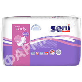 ПРОКЛАДКИ УРОЛОГИЧЕСКИЕ SENI (СЭНИ) LADY SUPER №15