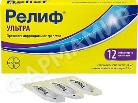 РЕЛИФ УЛЬТРА №12 СУПП/РЕКТ