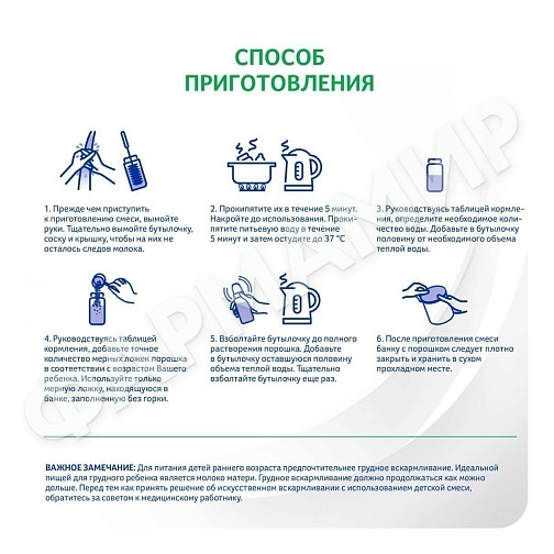 СМЕСЬ МОЛОЧНАЯ NESTLE NAN (НЕСТЛЕ НАН) КИСЛОМОЛОЧНАЯ 0-12 МЕС 400ГР