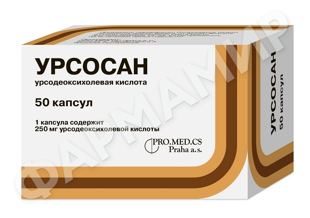 УРСОСАН 250МГ №50 КАПС